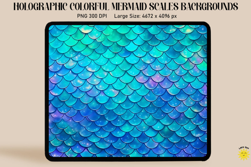 holographic-mermaid-scales-background