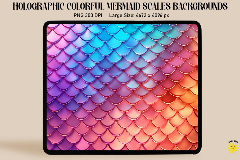 holographic-mermaid-scales-background