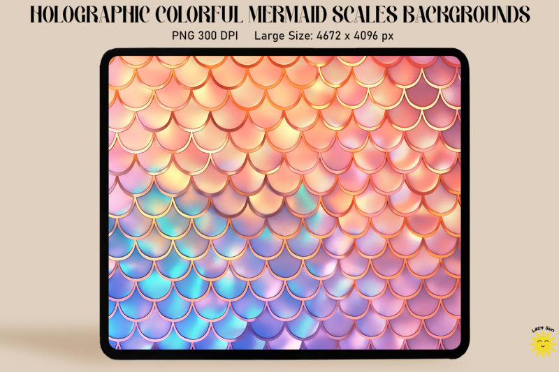 holographic-mermaid-scales-background