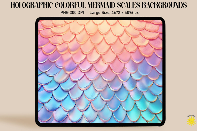 holographic-mermaid-scales-background