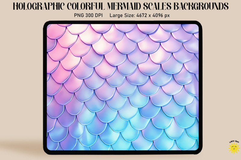 holographic-mermaid-scales-background