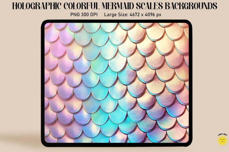 holographic-mermaid-scales-background