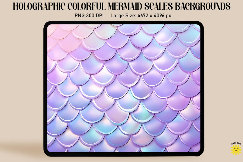 holographic-mermaid-scales-background