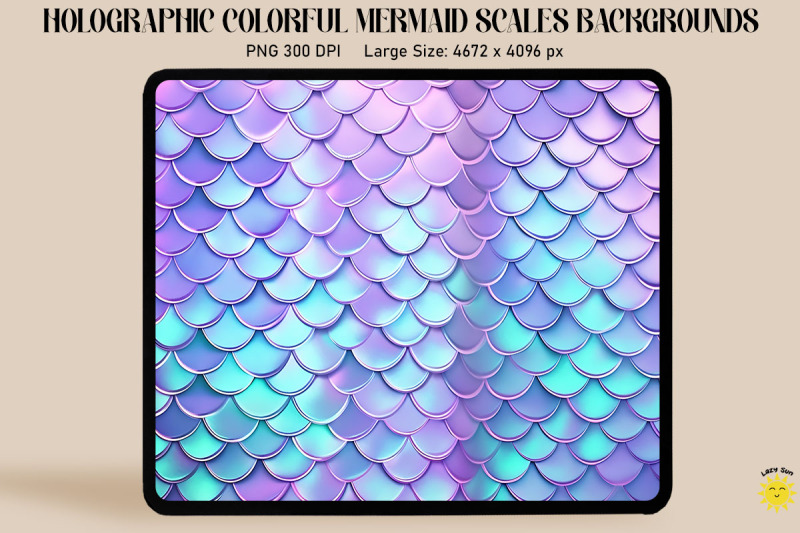 holographic-mermaid-scales-background