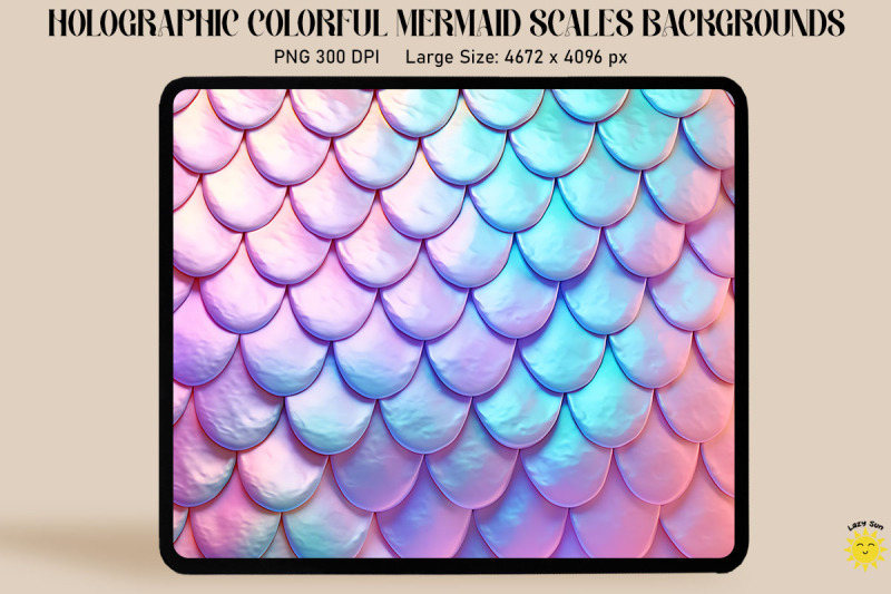 holographic-mermaid-scales-background