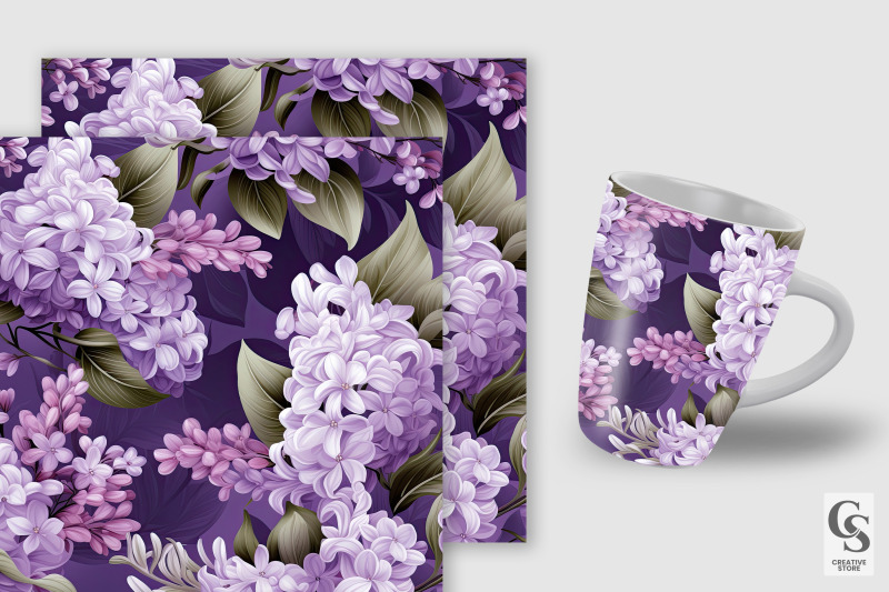 lilac-bouquet-flowers-pattern-digital-papers