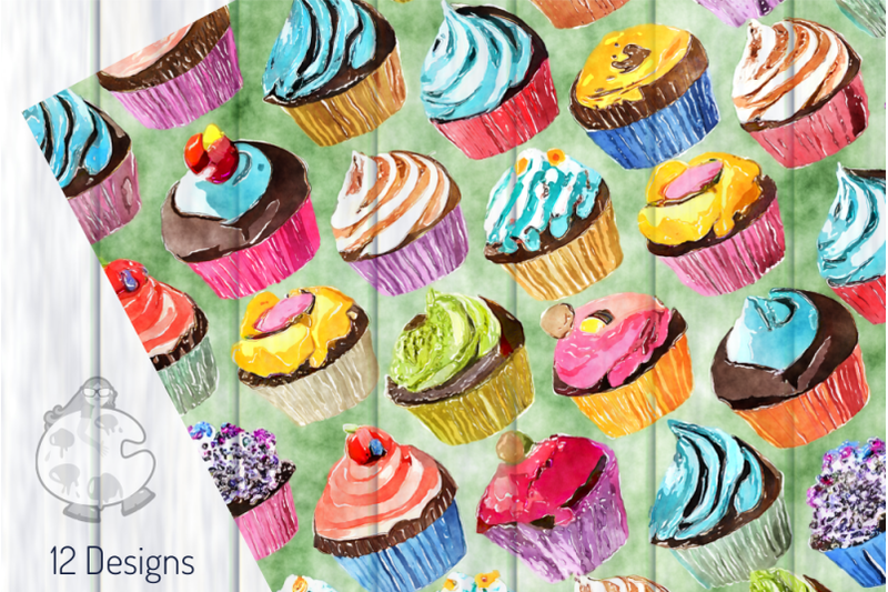 cupcakes-watercolor-background-designs