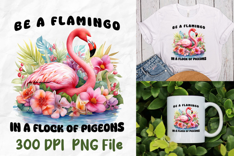 be-a-flamingo-in-a-flock-of-pigeons