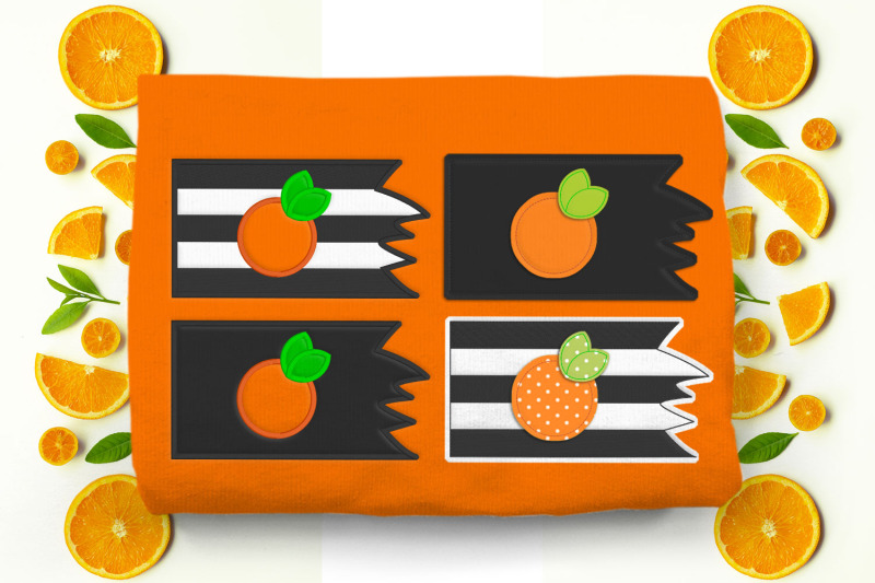 striped-or-solid-orange-pirate-flag-applique-embroidery