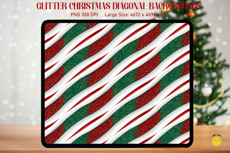 glitter-christmas-red-and-green-diagonal