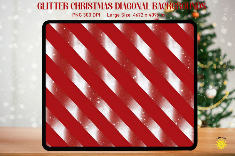 christmas-red-and-silver-diagonal-lines