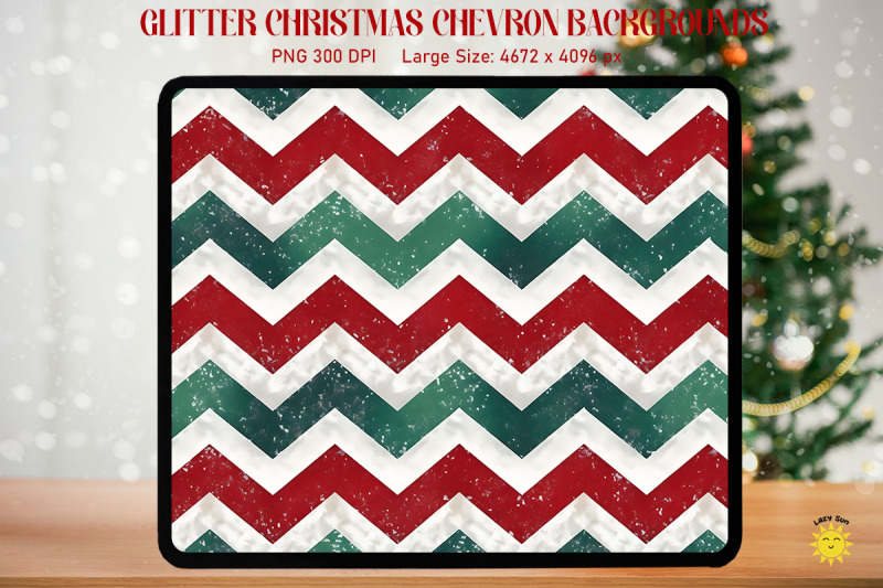 glitter-christmas-chevron-pattern