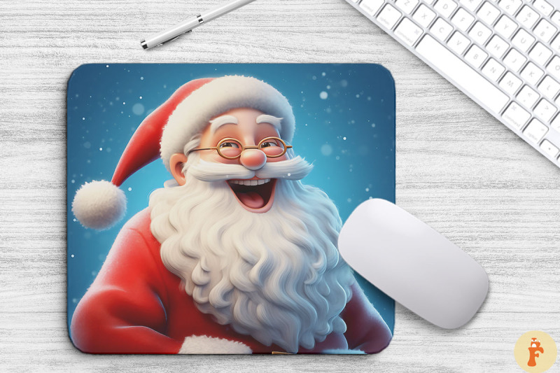 jolly-smile-santa-christmas-mouse-pad