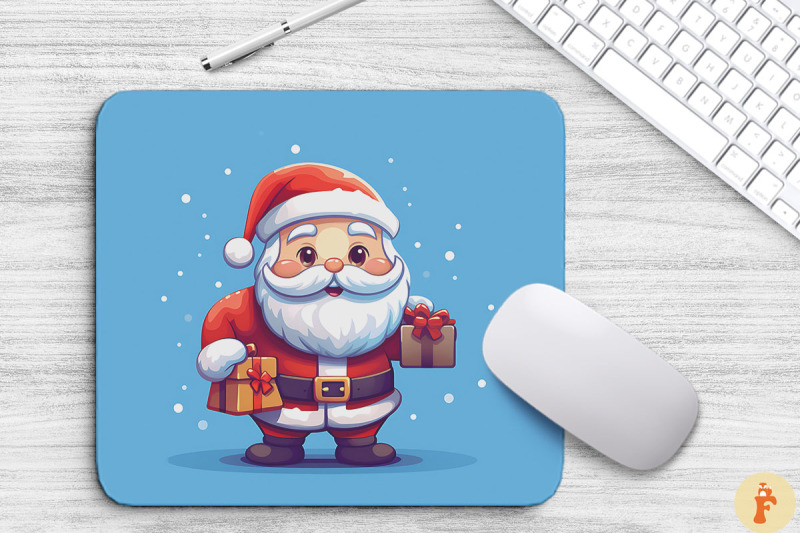 cute-santa-claus-christmas-mouse-pad