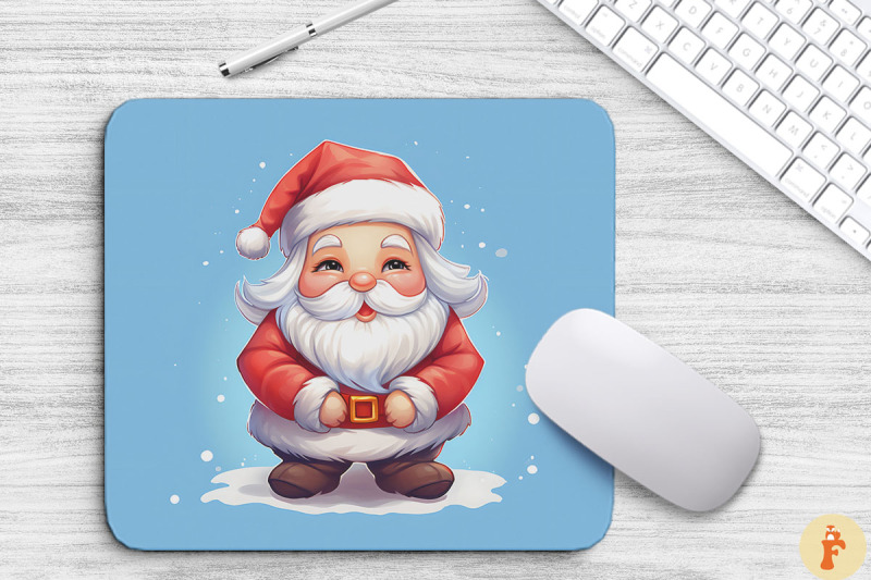 kawaii-santa-claus-christmas-mouse-pad