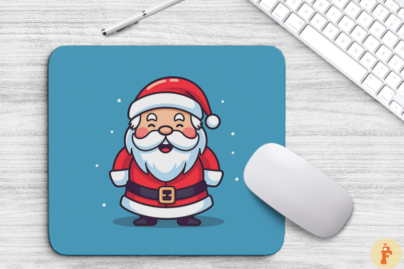 kawaii-santa-claus-christmas-mouse-pad