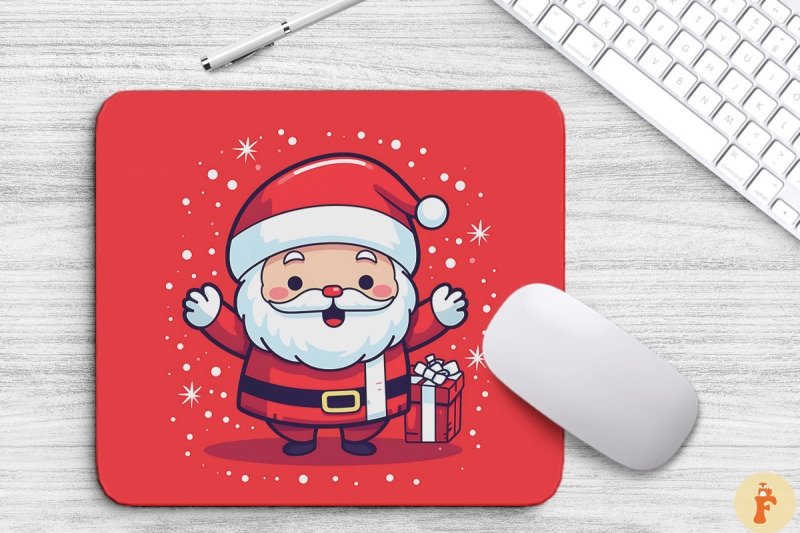 kawaii-santa-claus-christmas-mouse-pad