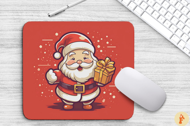 kawaii-santa-claus-christmas-mouse-pad