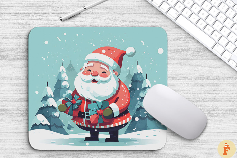 cute-santa-claus-christmas-mouse-pad