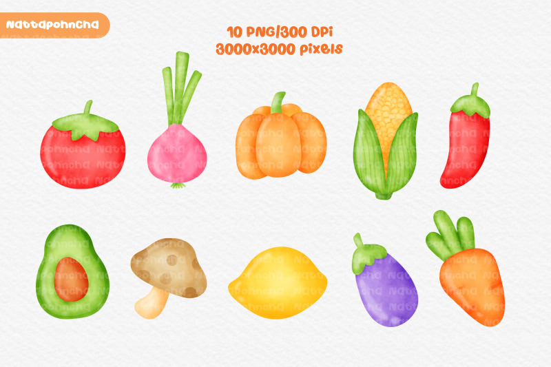 set-of-watercolor-vegetables-and-fruits-illustrations-for-healthy-eat