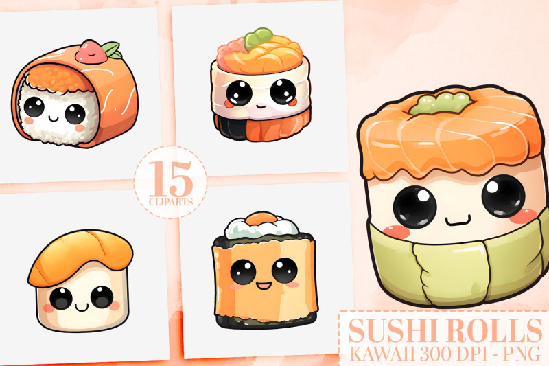 15-kawaii-sushi-cliparts-cute-japanese-food-pngs