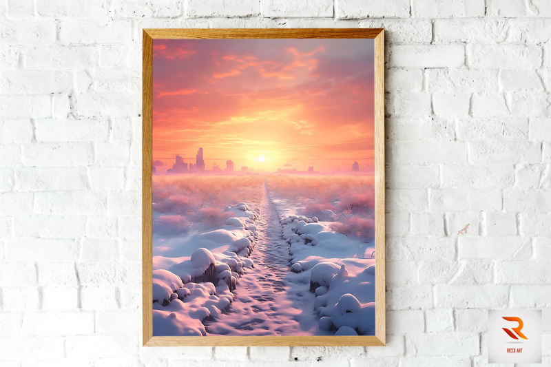 a-snow-covered-path-wall-art