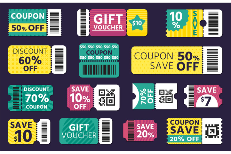 coupon-template-discount-banner-with-barcode-shopping-voucher-disco