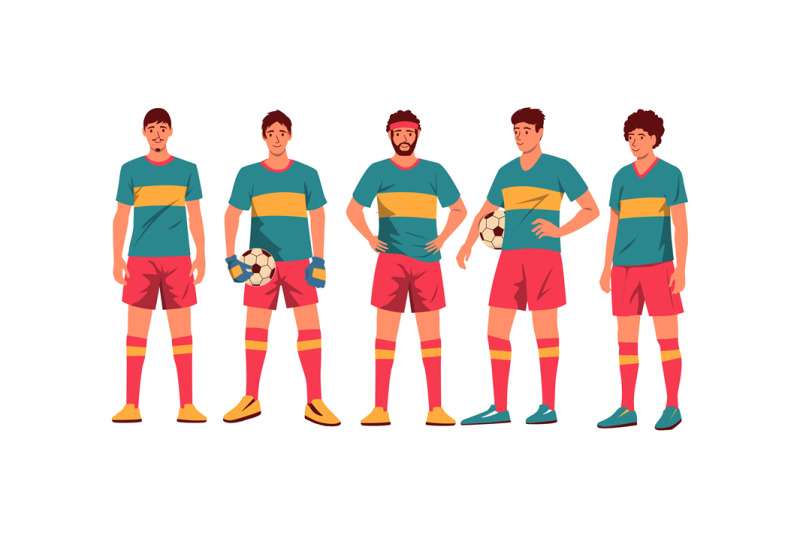 soccer-team-players-cartoon-male-characters-in-uniform-standing-toget