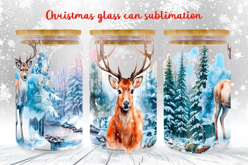 deer-glass-can-wrap-design-winter-landscape-libbey-can-png