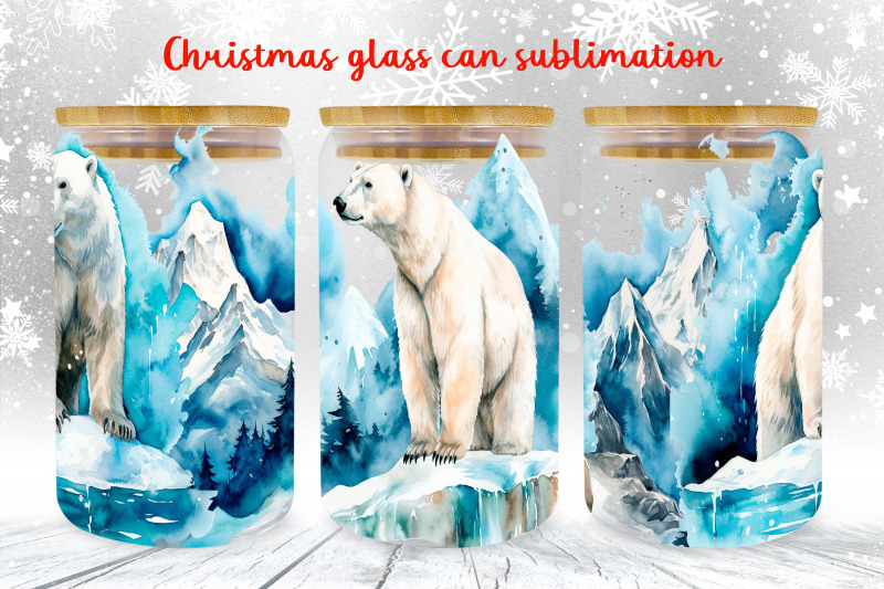 polar-bear-glass-can-wrap-design-winter-landscape-libbey-can-png