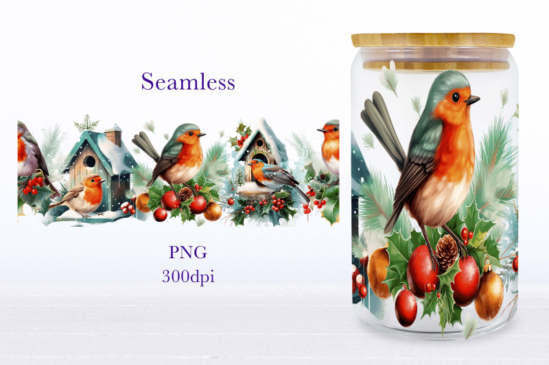 hristmas-glass-can-wrap-design-robin-bird-libbey-can-png