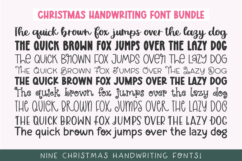 christmas-handwriting-font-bundle