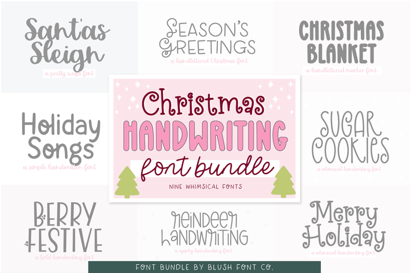christmas-handwriting-font-bundle