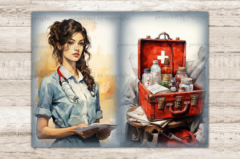 medical-junk-journal-pages-nurse-printables