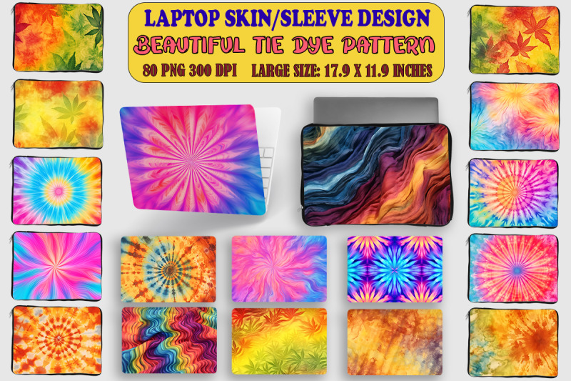 beautiful-tie-dye-pattern-laptop-skin