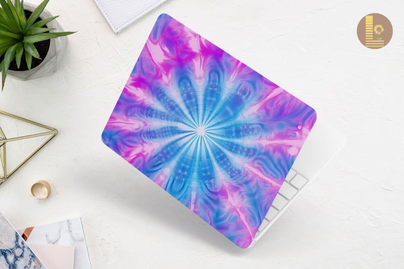 beautiful-gradient-tie-dye-laptop-skin