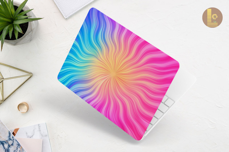 beautiful-gradient-tie-dye-laptop-skin