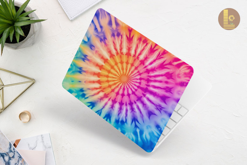 beautiful-gradient-tie-dye-laptop-skin