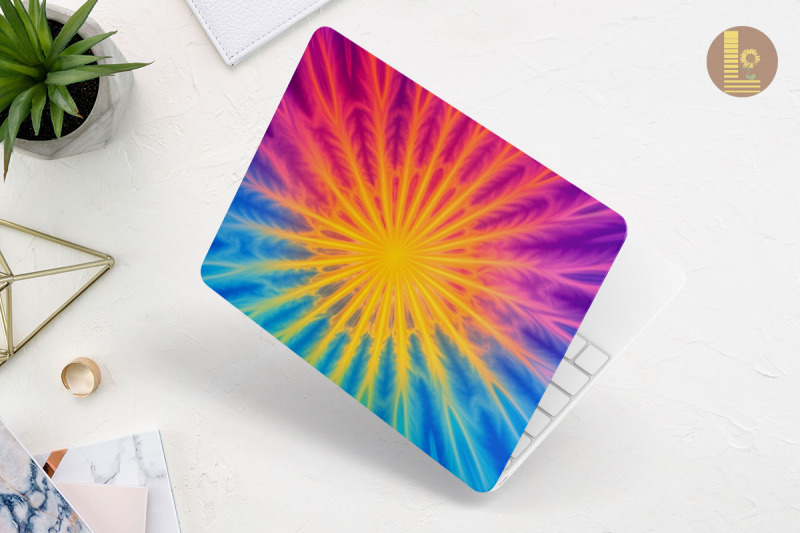 beautiful-gradient-tie-dye-laptop-skin