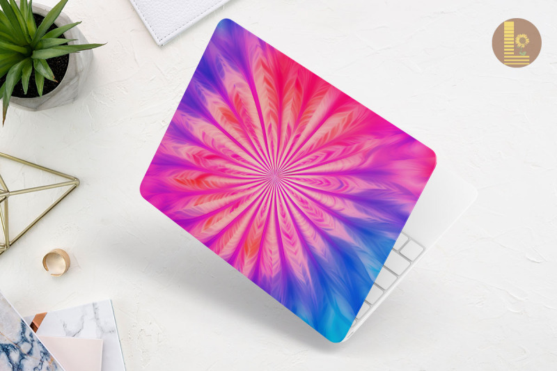 beautiful-gradient-tie-dye-laptop-skin