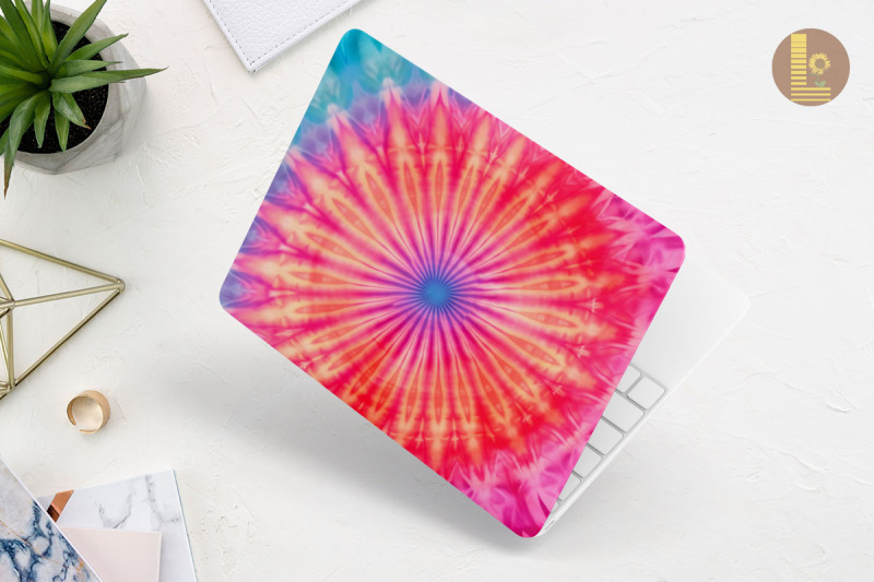 beautiful-gradient-tie-dye-laptop-skin