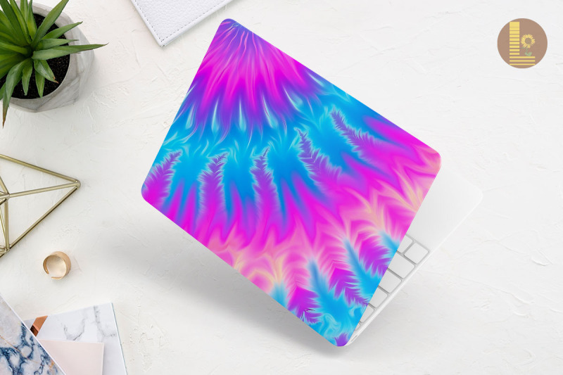 beautiful-gradient-tie-dye-laptop-skin