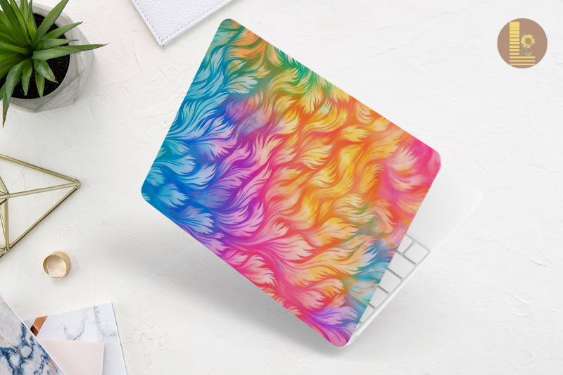 soft-line-tie-dye-pattern-laptop-skin