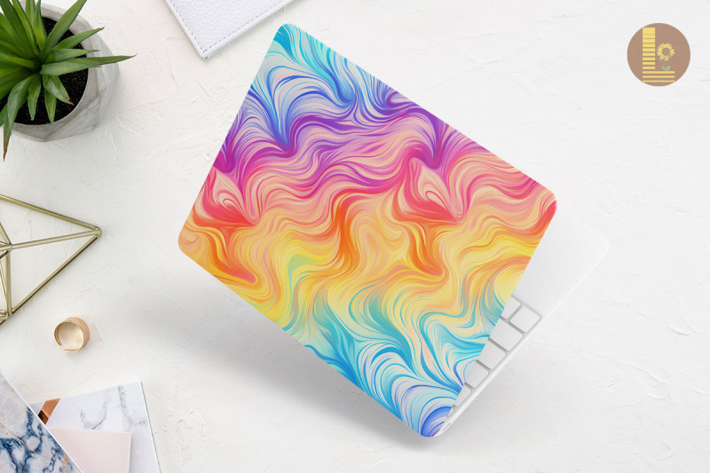 soft-line-tie-dye-pattern-laptop-skin