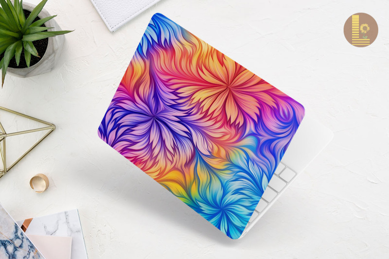 soft-line-tie-dye-pattern-laptop-skin