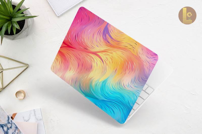 soft-line-tie-dye-pattern-laptop-skin