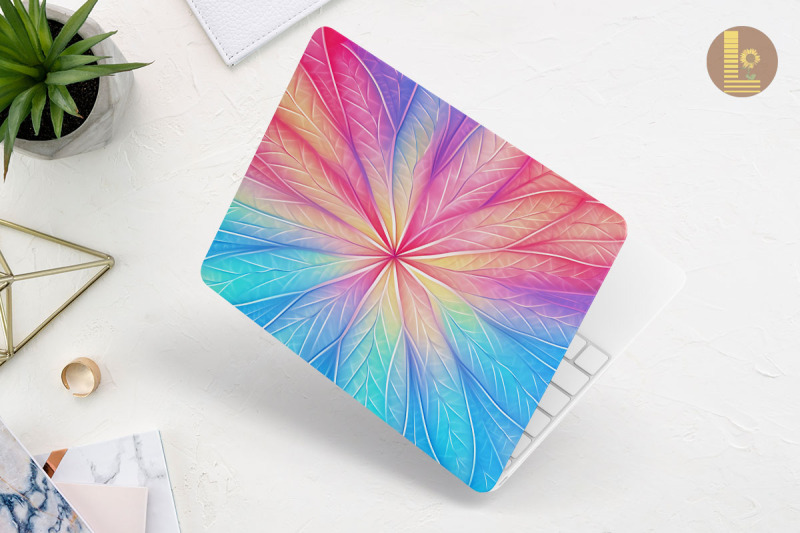 soft-line-tie-dye-pattern-laptop-skin