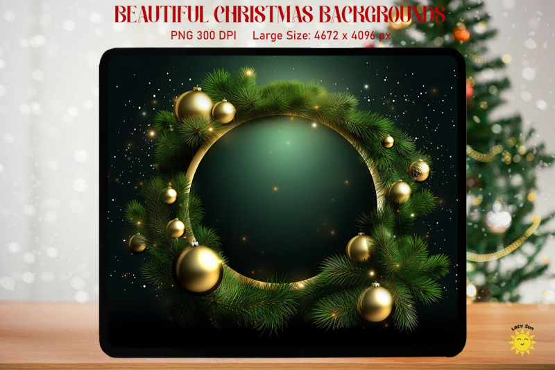 mystical-christmas-wreath-backgrounds