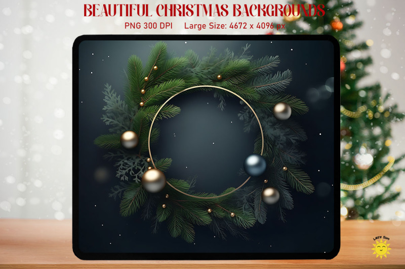 mystical-christmas-wreath-backgrounds