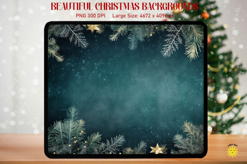 fir-branches-and-stars-xmas-backgrounds